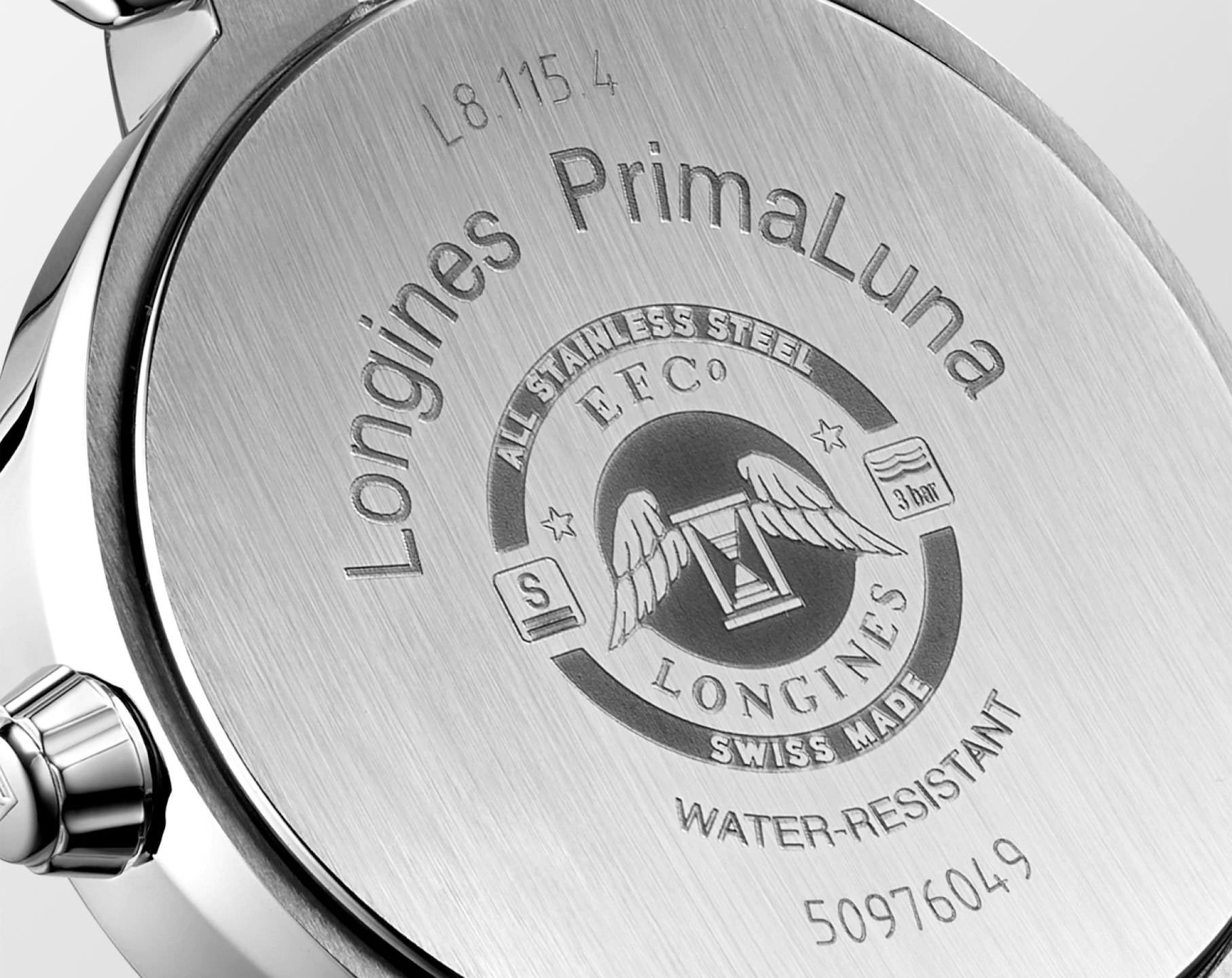 Longines Elegance Longines PrimaLuna MOP Dial 30.5 mm Quartz Watch For Women - 3