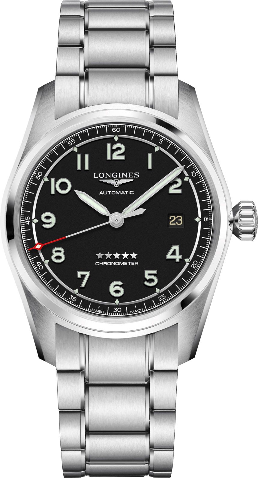 Longines Avigation Longines Spirit Black Dial 40 mm Automatic Watch For Men - 1