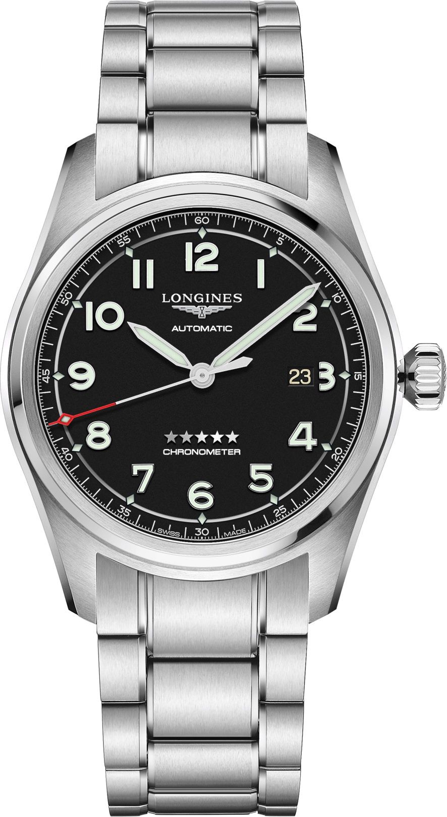 Longines Avigation Longines Spirit Black Dial 42 mm Automatic Watch For Men - 1