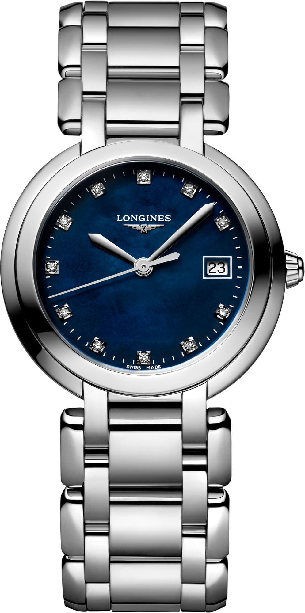 Longines Elegance Longines PrimaLuna MOP Dial 30 mm Quartz Watch For Women - 1