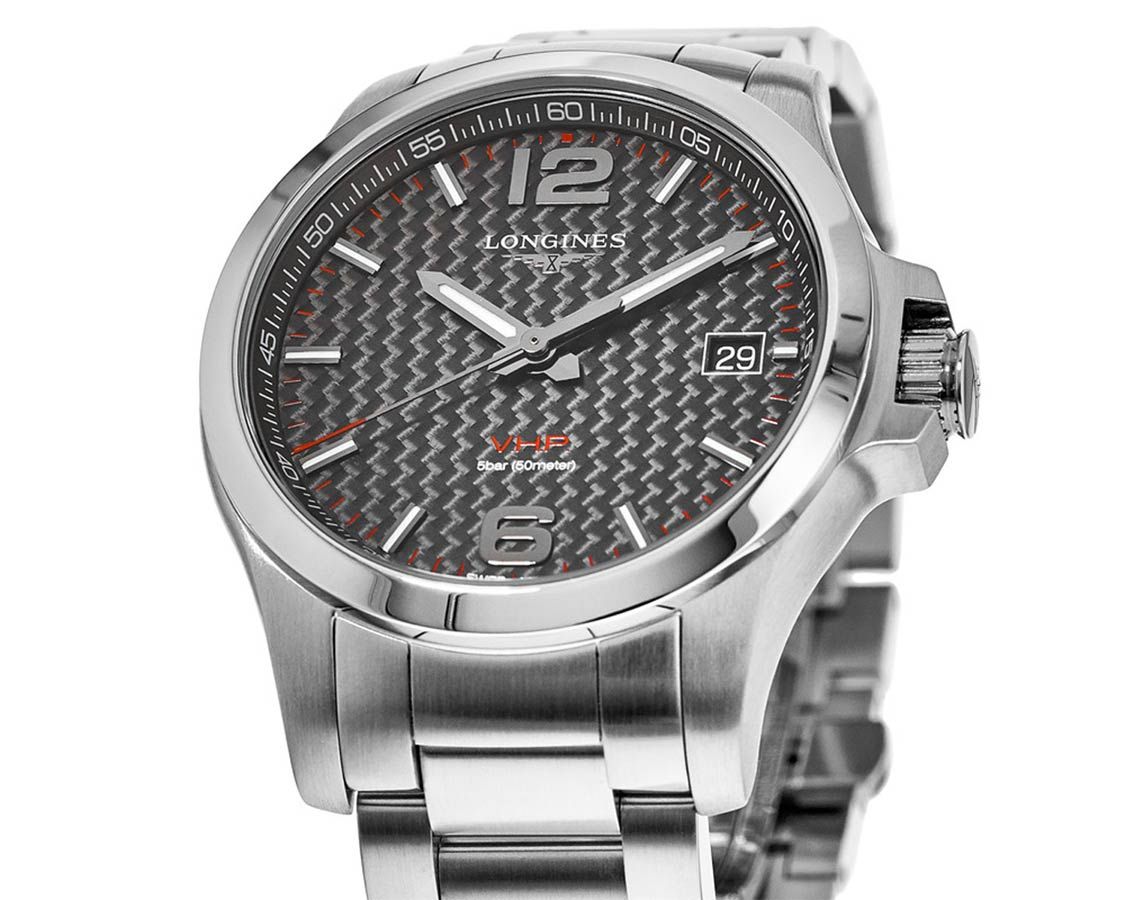 Longines Performance Conquest V.H.P. Grey Dial 42 mm Quartz Watch For Men - 2