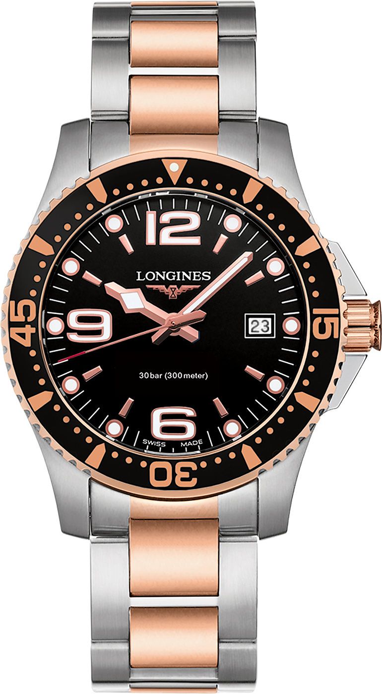 Longines Diving HydroConquest Black Dial 41 mm Quartz Watch For Men - 1