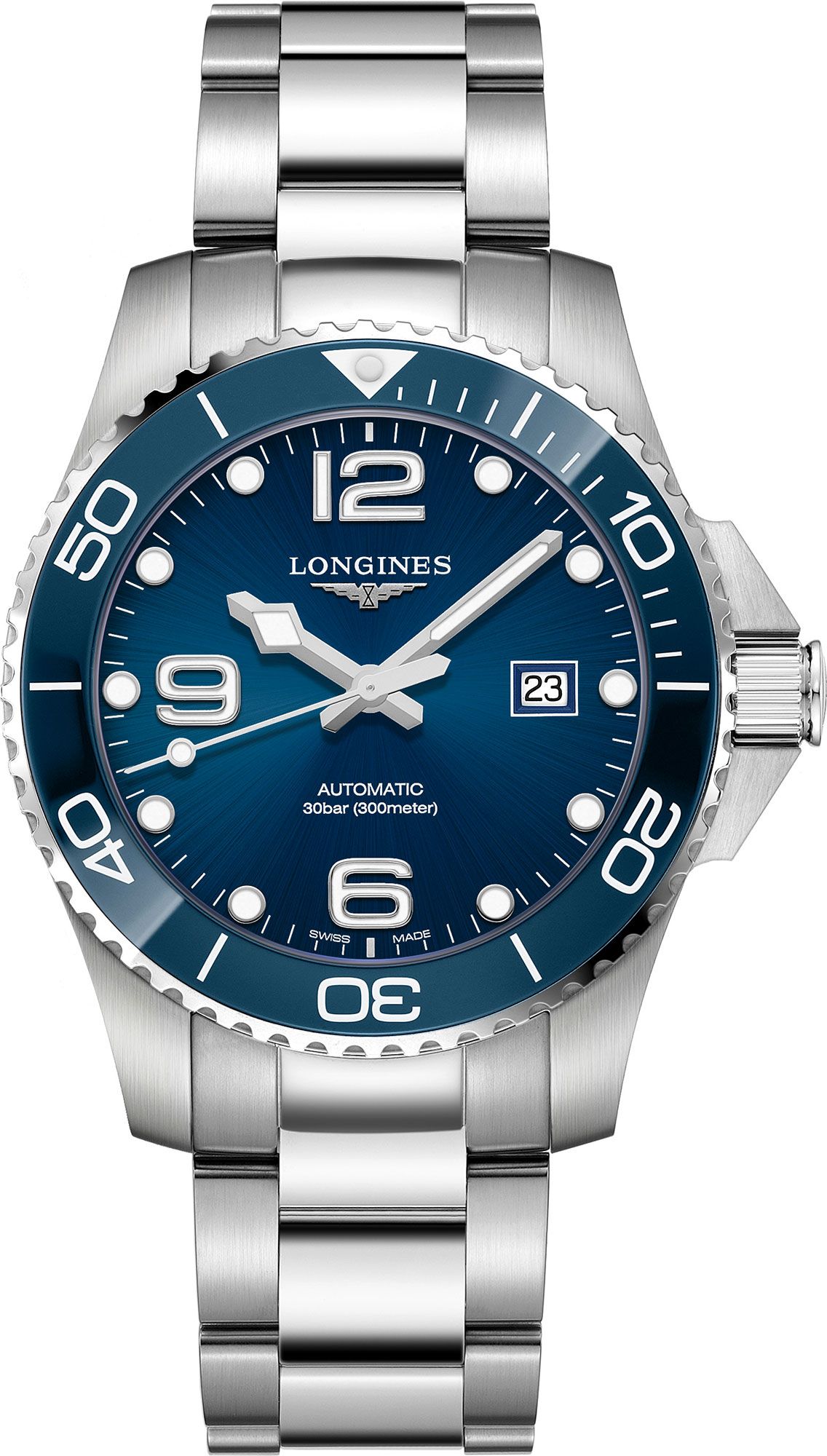 Longines Diving HydroConquest Blue Dial 43 mm Automatic Watch For Men - 1