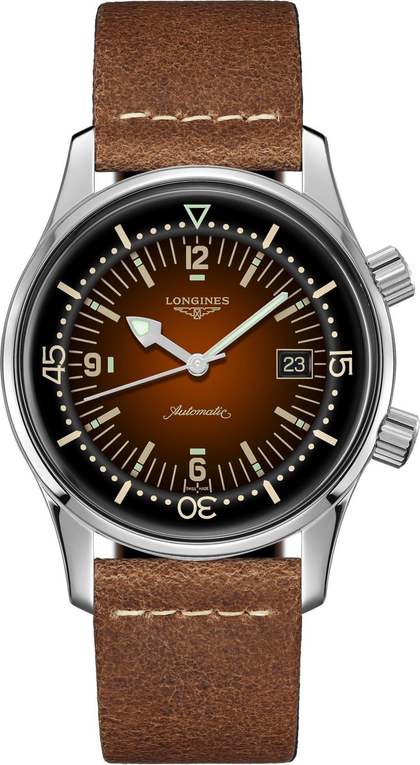 Longines Diving The Longines Legend Diver Watch Brown Dial 42 mm Automatic Watch For Men - 1