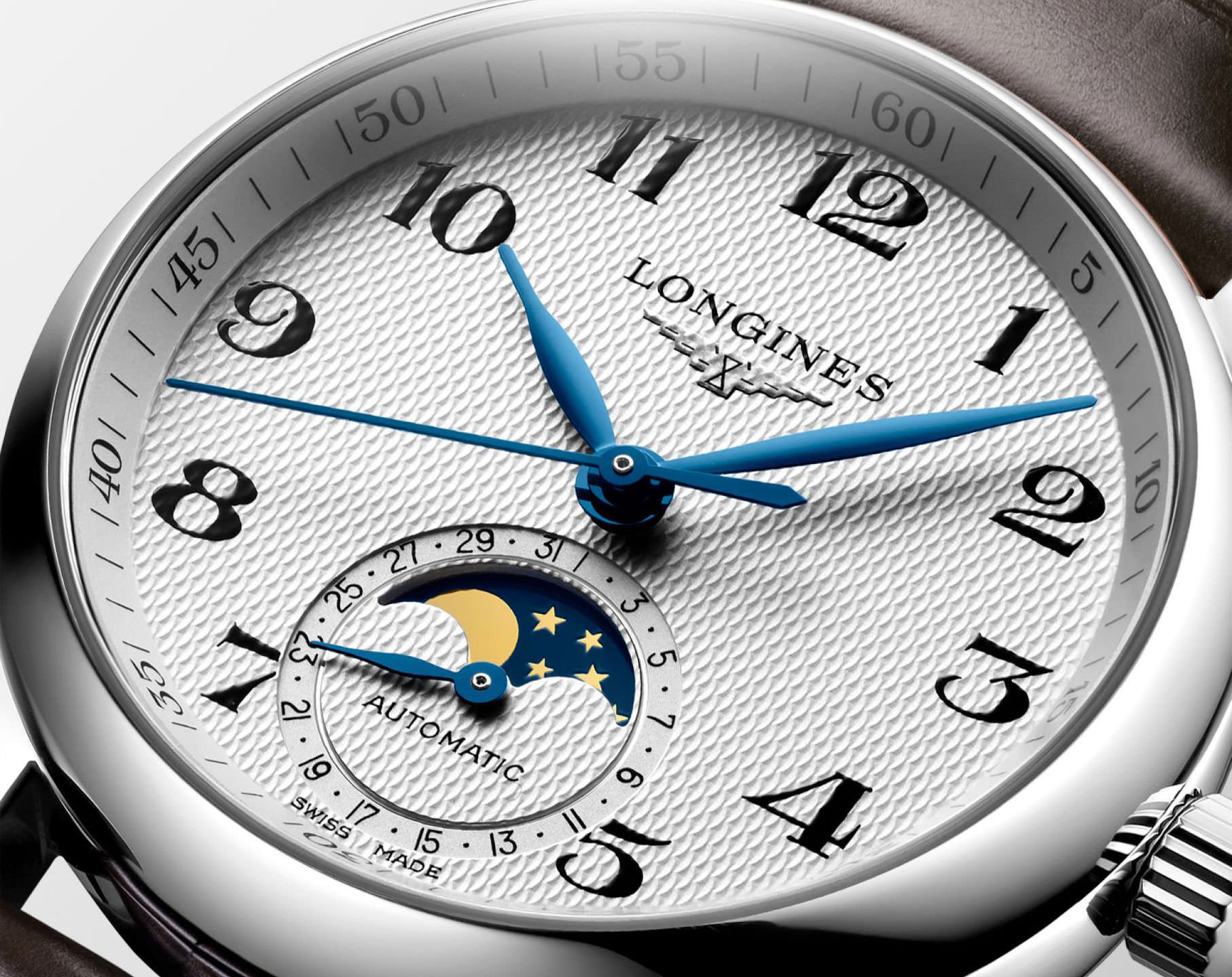 Longines Watchmaking Tradition The Longines Master Collection Silver Dial 34 mm Automatic Watch For Women - 3