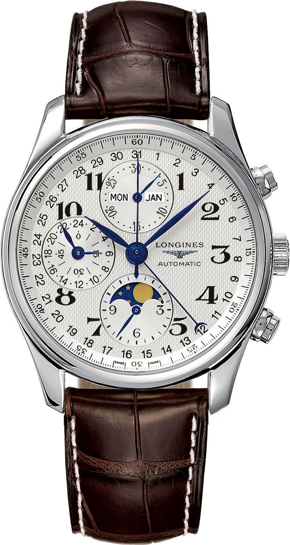 Longines Watchmaking Tradition The Longines Master Collection Silver Dial 42 mm Automatic Watch For Men - 1