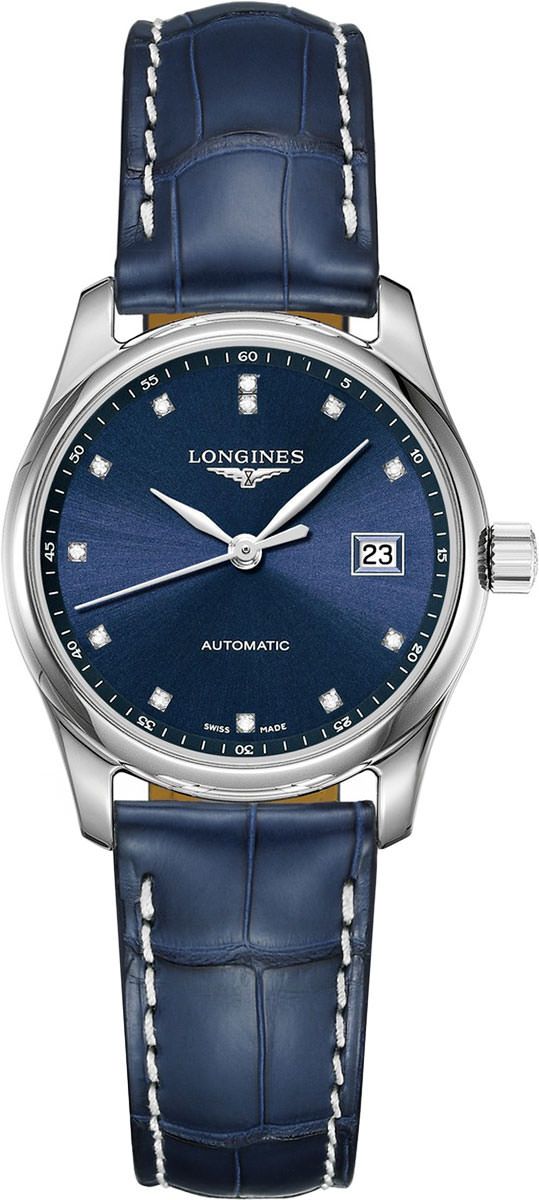 Longines Watchmaking Tradition The Longines Master Collection Blue Dial 29 mm Automatic Watch For Women - 1