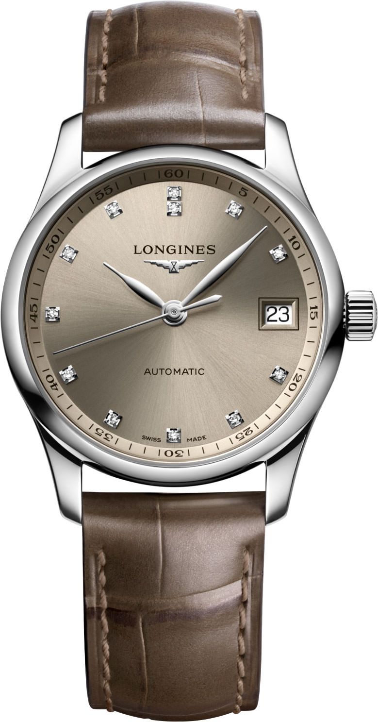 Longines Watchmaking Tradition The Longines Master Collection Beige Dial 34 mm Automatic Watch For Women - 1