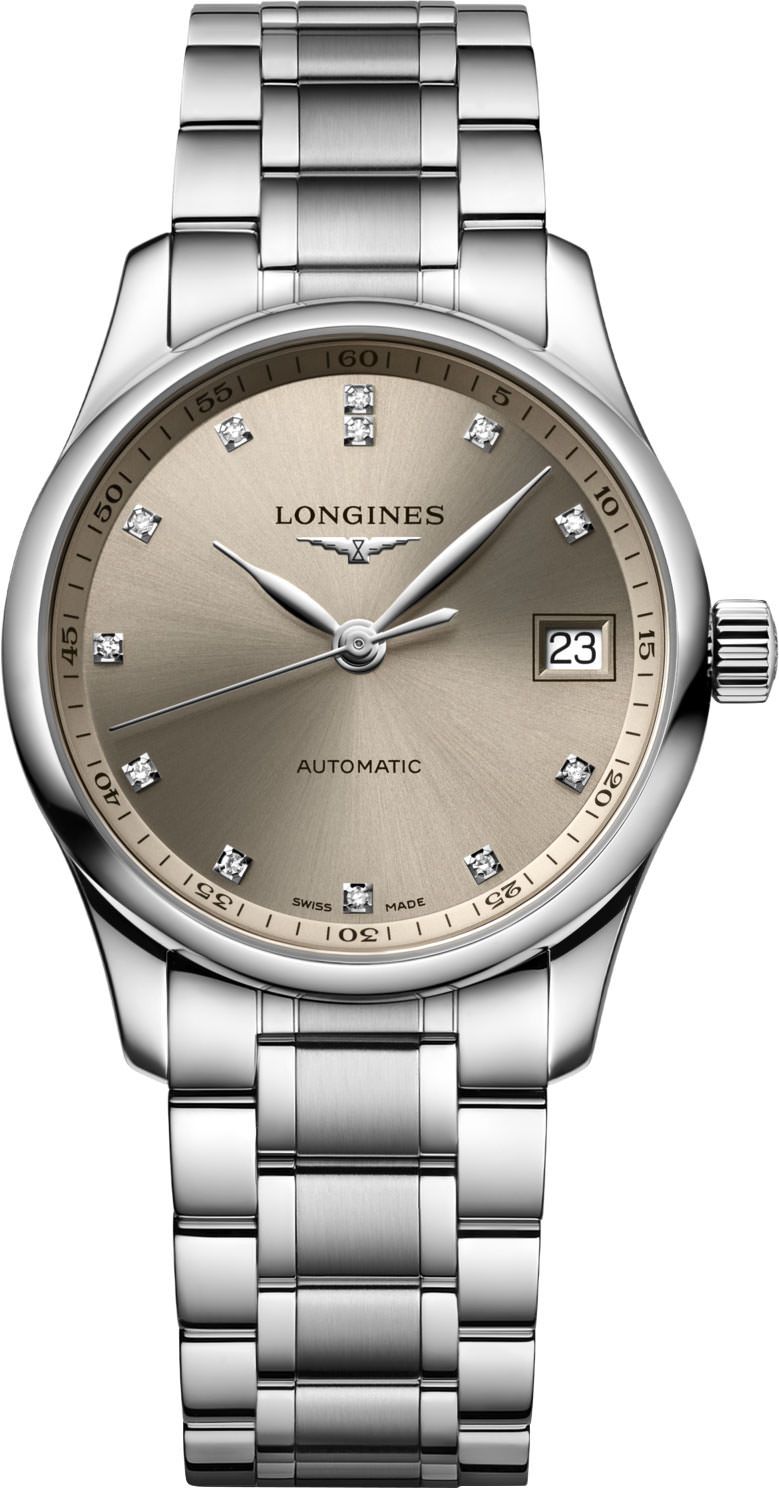 Longines Watchmaking Tradition The Longines Master Collection Beige Dial 34 mm Automatic Watch For Women - 1