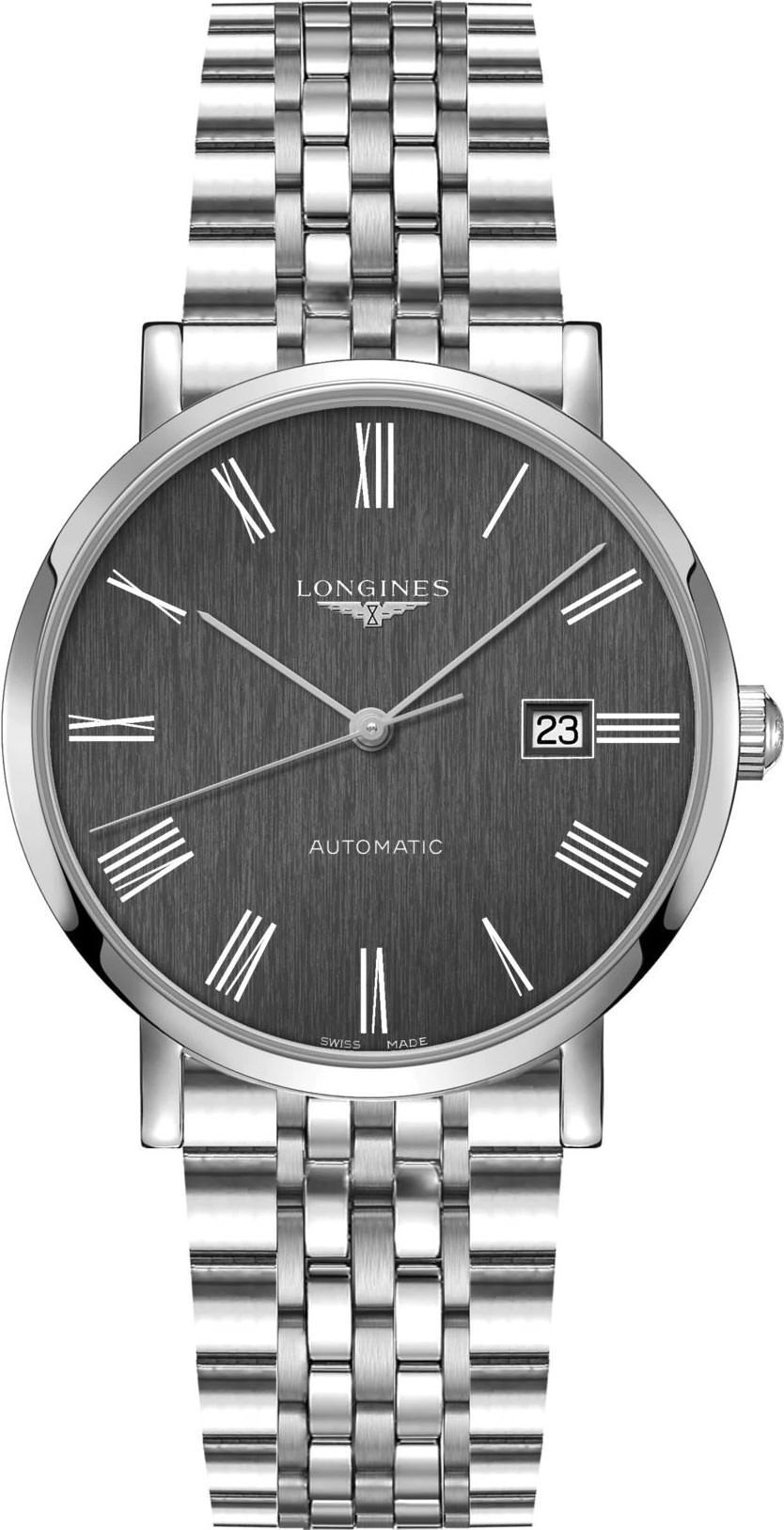 Longines Watchmaking Tradition The Longines Elegant Collection Anthracite Dial 41 mm Automatic Watch For Men - 1