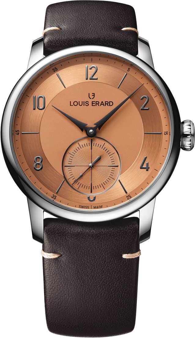 Louis Erard Excellence  Terracotta Dial 42 mm Automatic Watch For Unisex - 1