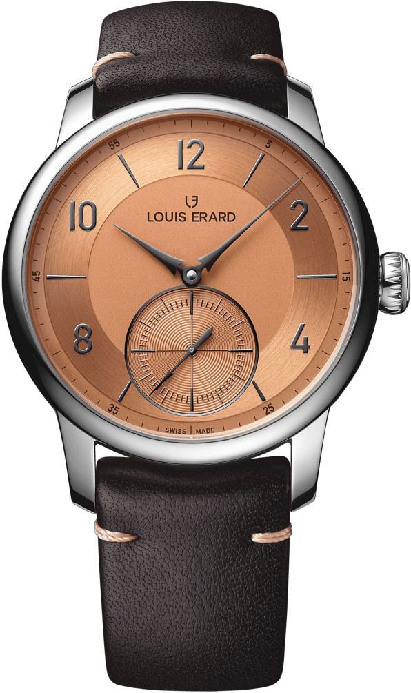 Louis Erard Excellence  Terracotta Dial 39 mm Automatic Watch For Unisex - 1