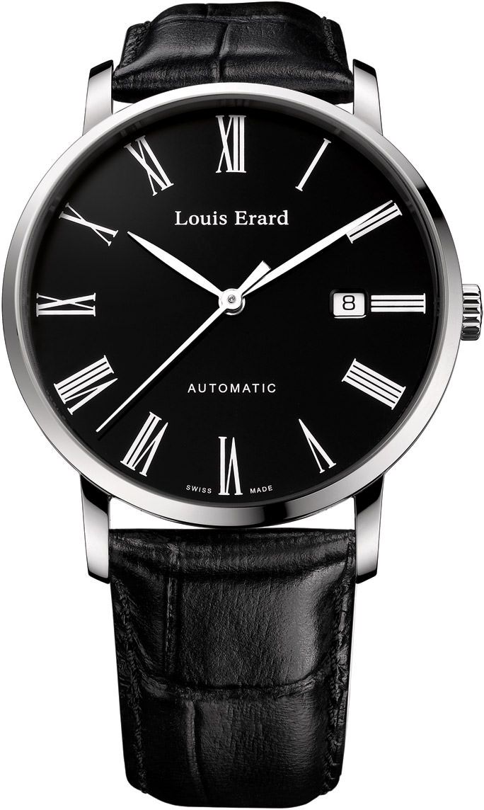 Louis Erard Excellence  Black Dial 40 mm Automatic Watch For Men - 1