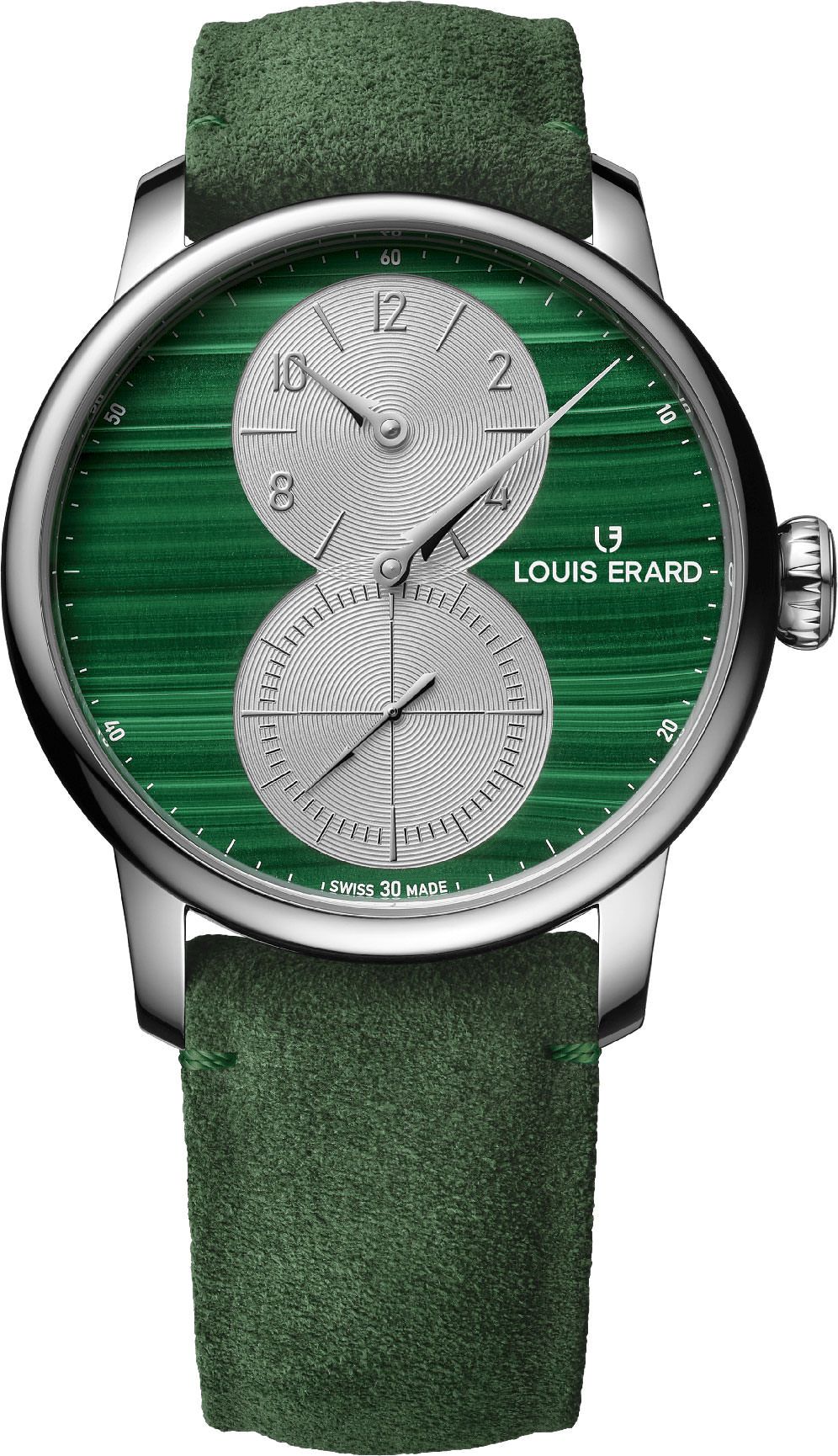 Louis Erard Excellence  Green Dial 42 mm Automatic Watch For Unisex - 1