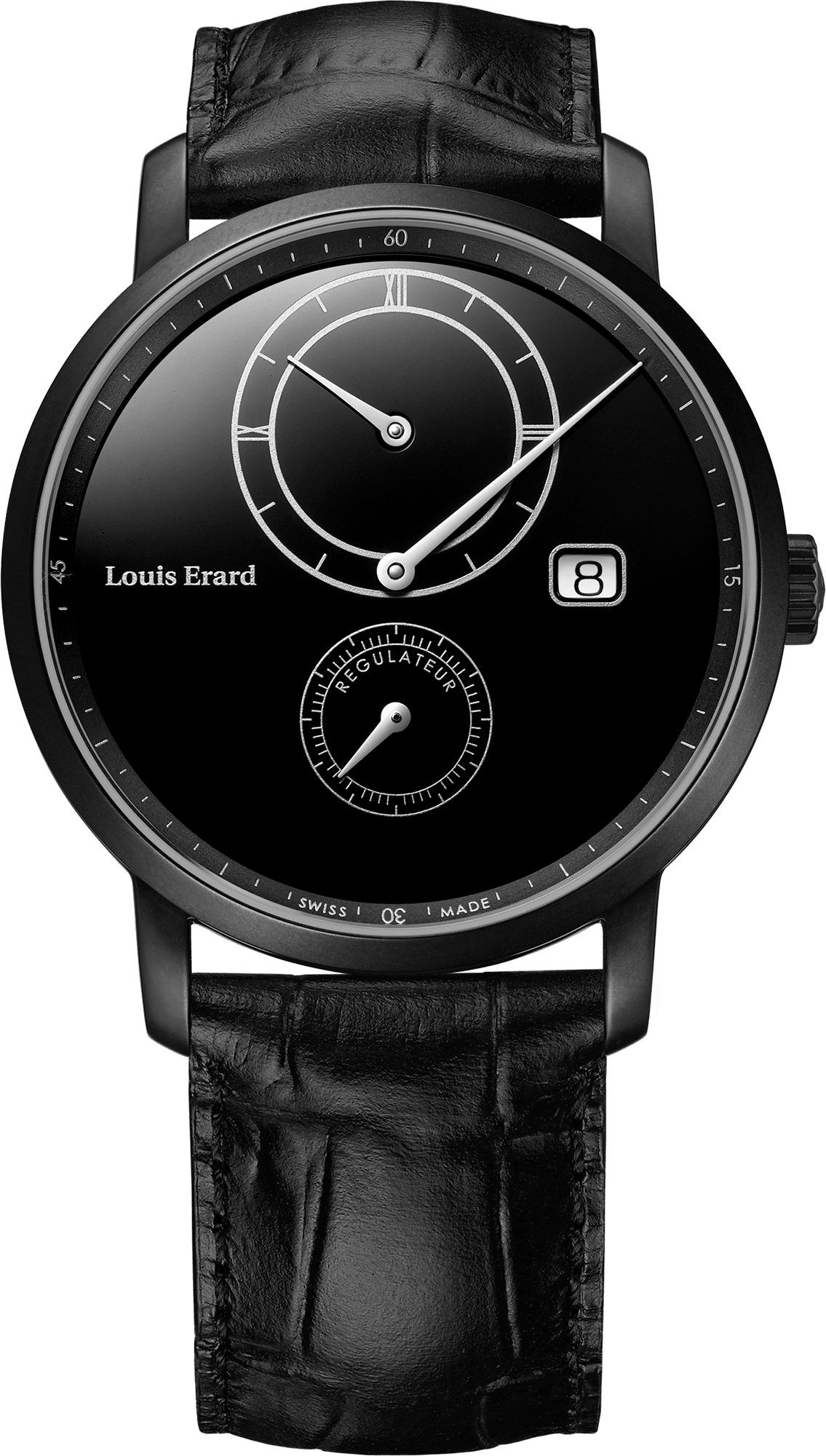 Louis Erard Excellence  Black Dial 42 mm Automatic Watch For Unisex - 1