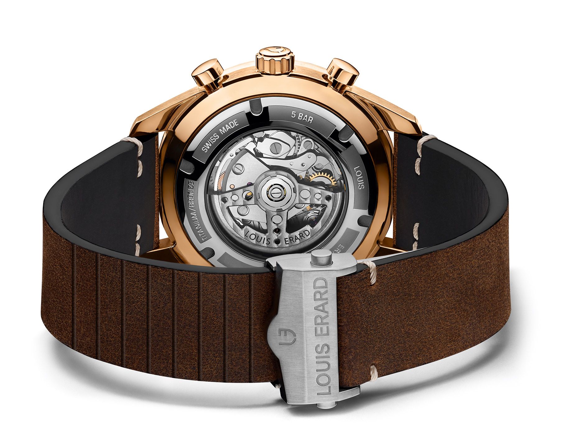 Louis Erard La Sportive  Brown Dial 44 mm Automatic Watch For Men - 2