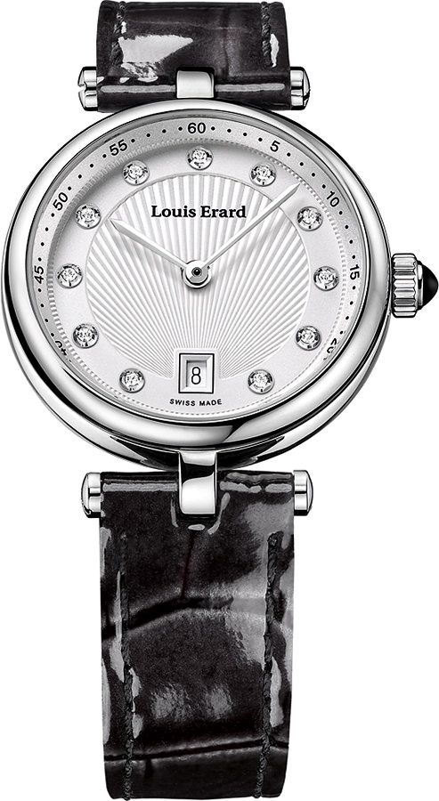 Louis Erard Romance  Silver Dial 30 mm Quartz Watch For Women - 1