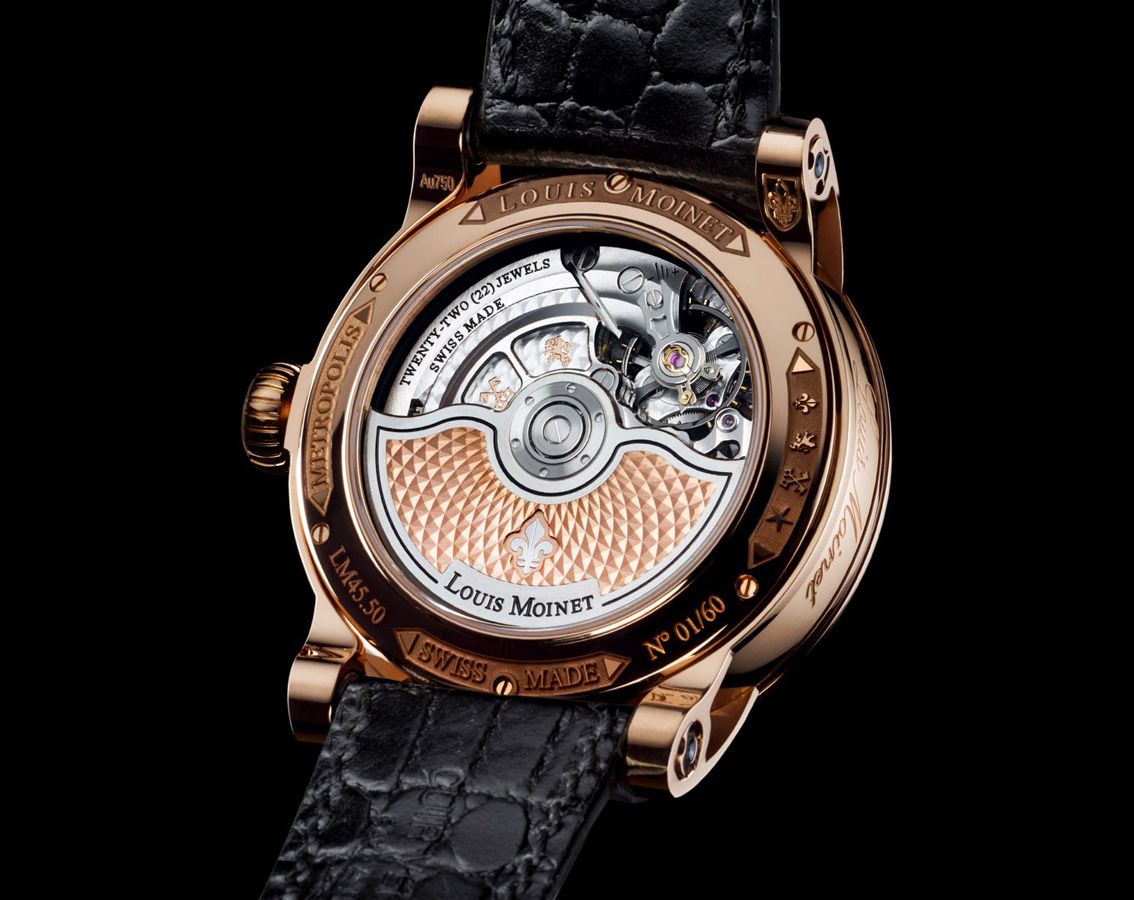 Louis Moinet Mechanical Wonders Metropolis Skeleton Dial 43.2 mm Automatic Watch For Men - 2