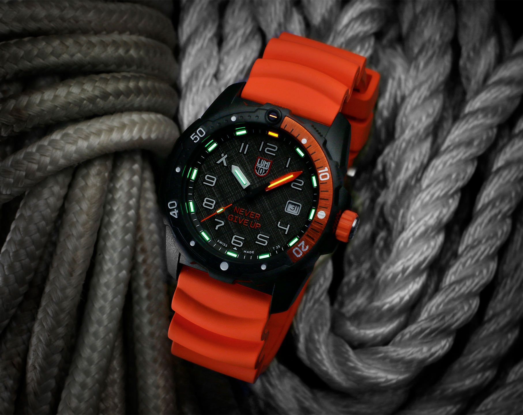 Luminox Sea Bear Grylls Survival - Sea Series Black Dial 42 mm Quartz Watch For Men - 5