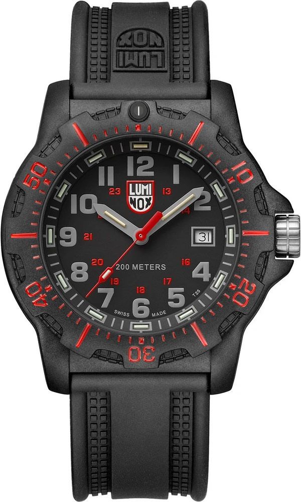 Luminox Land Black OPS Black Dial 45 mm Quartz Watch For Men - 1