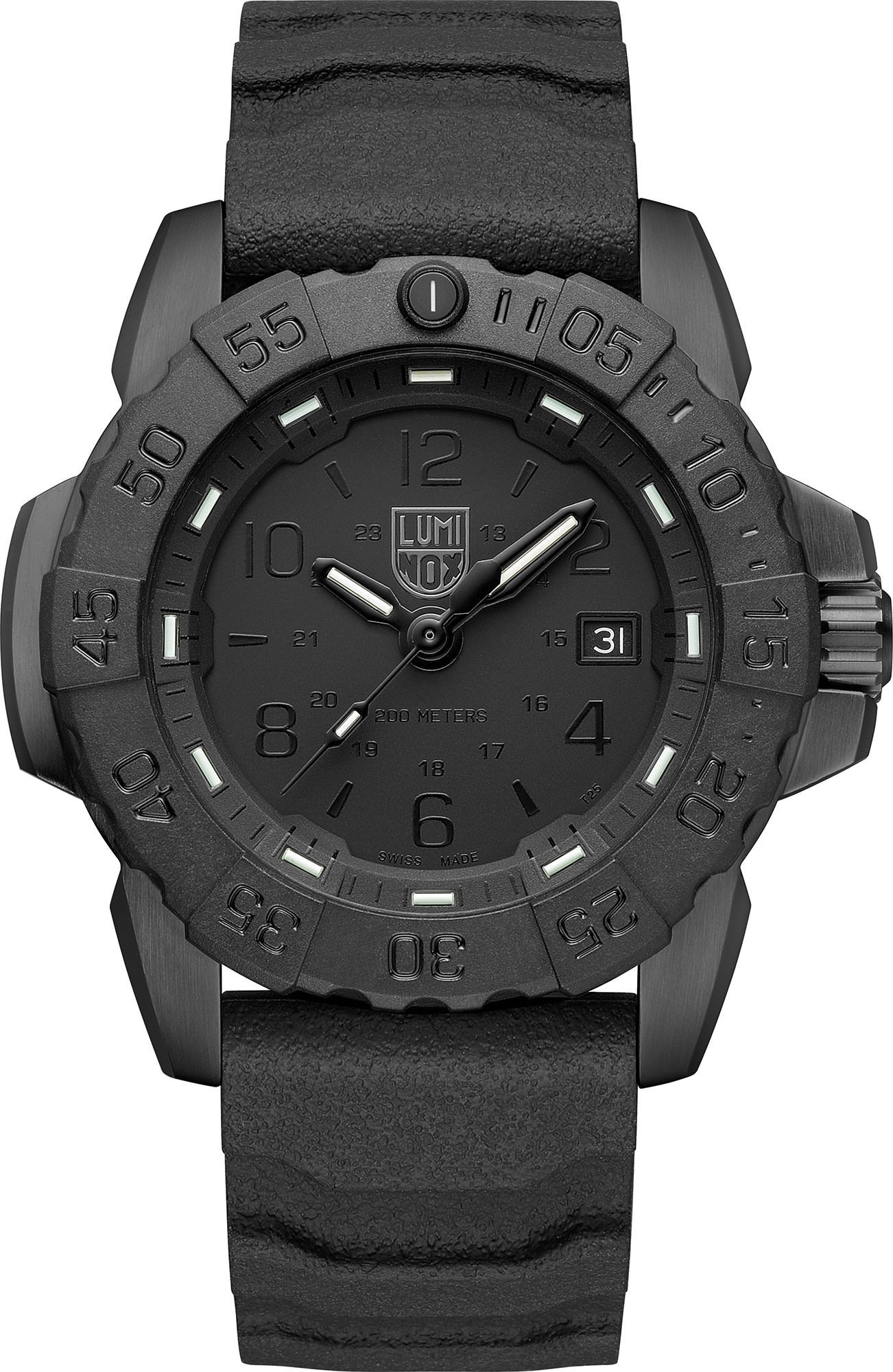 Luminox Sea Navy Seal Watches Black Dial 45 mm Quartz Watch For Men - 1