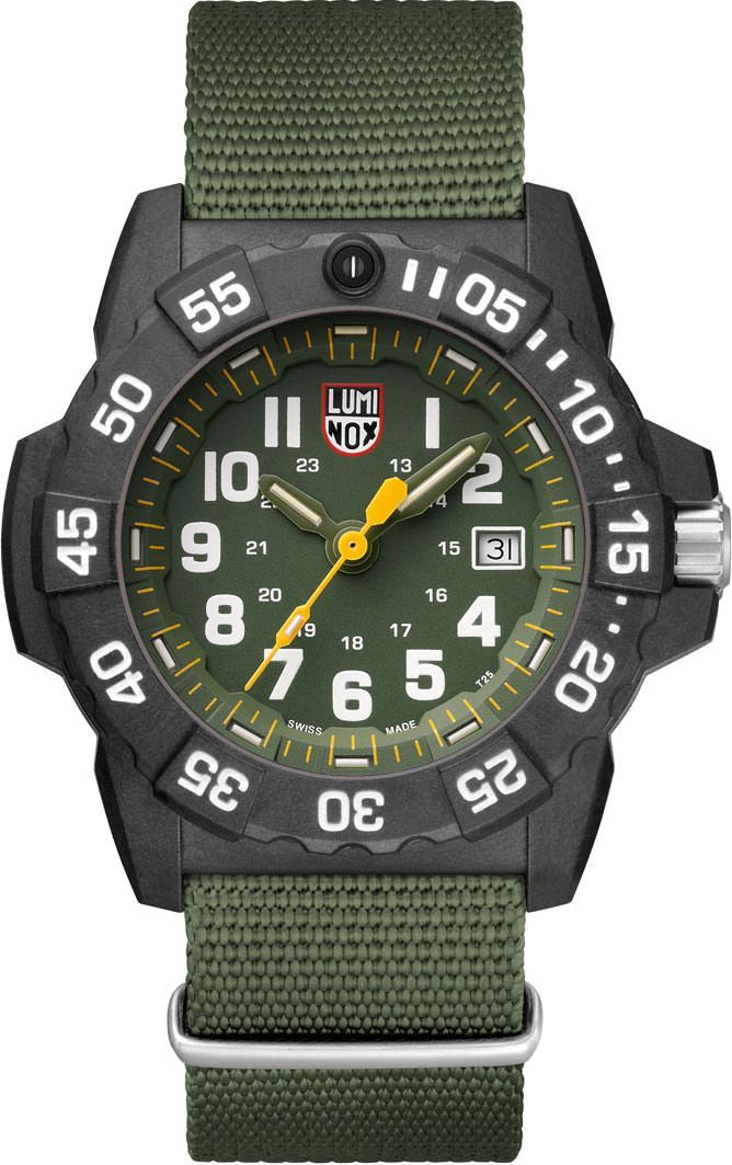 Luminox Sea Navy Seal Watches Green Dial 45 mm Quartz Watch For Men - 1