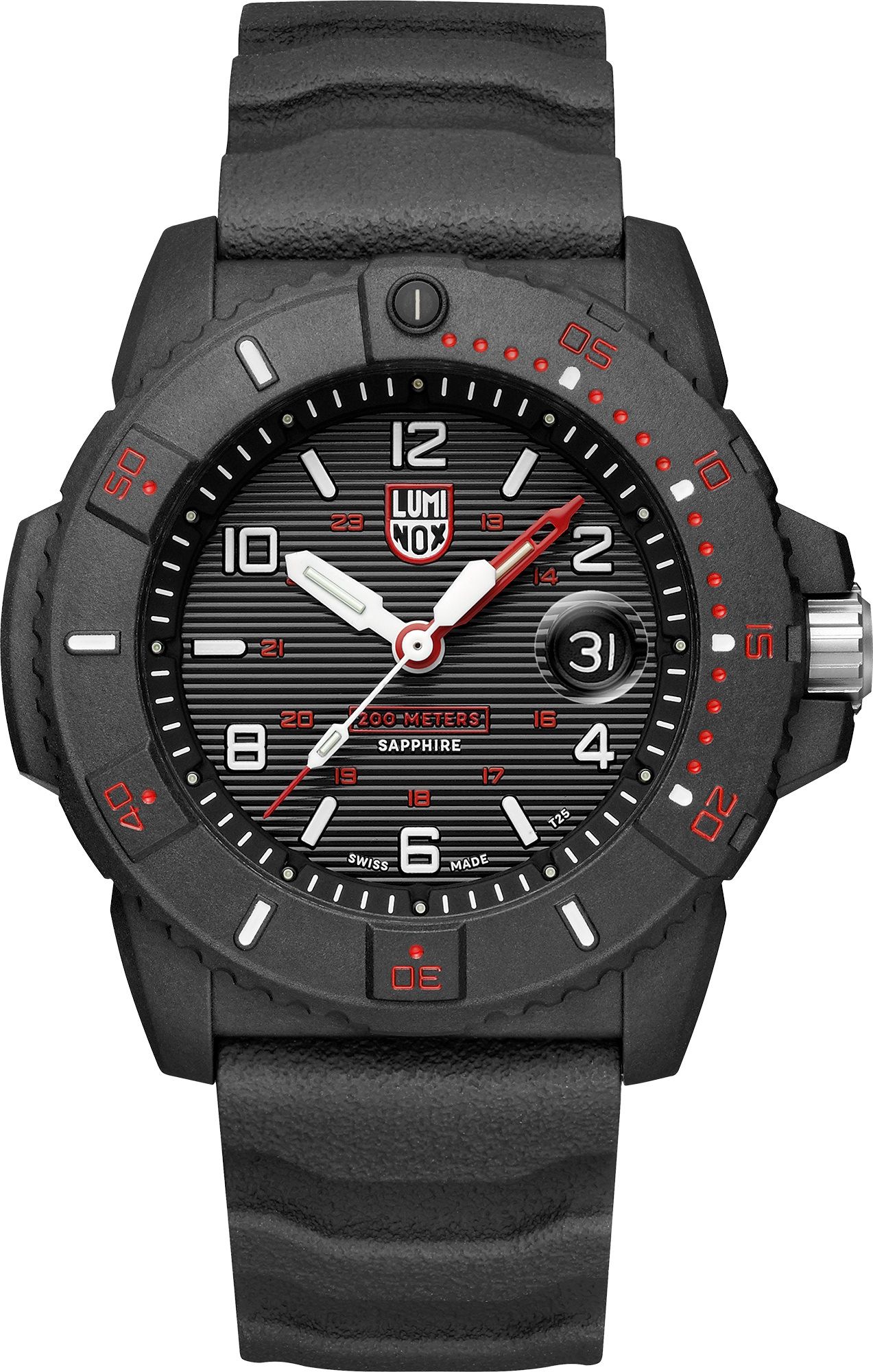 Luminox Sea Volition Collaboration Black Dial 45 mm Quartz Watch For Men - 1