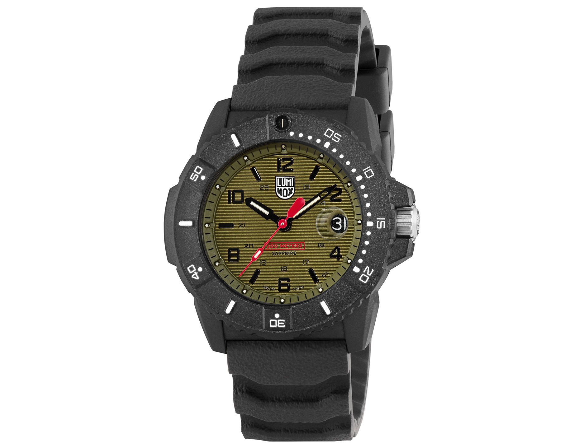 Luminox Sea Navy Seal Watches Green Dial 45 mm Quartz Watch For Men - 3