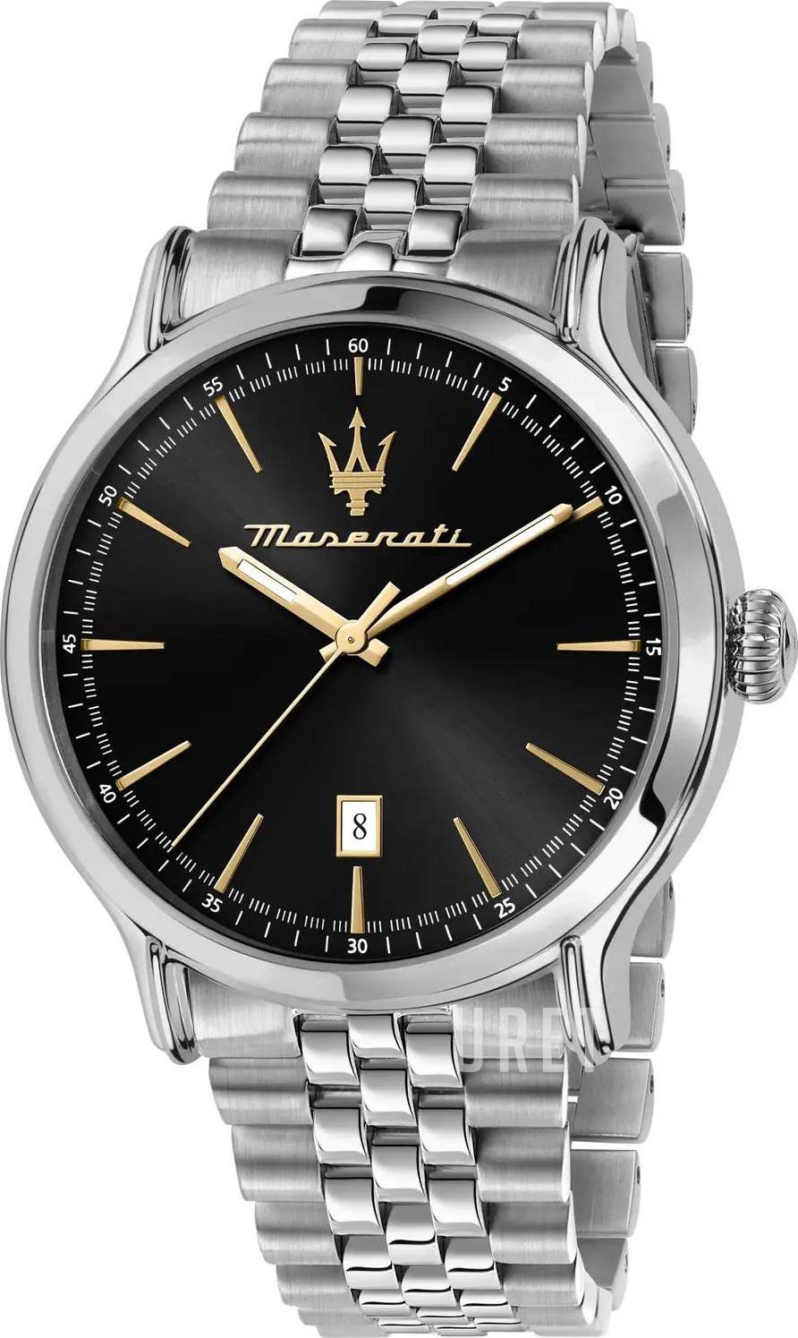 Maserati Classic Epoca Black Dial 42 mm Quartz Watch For Men - 1