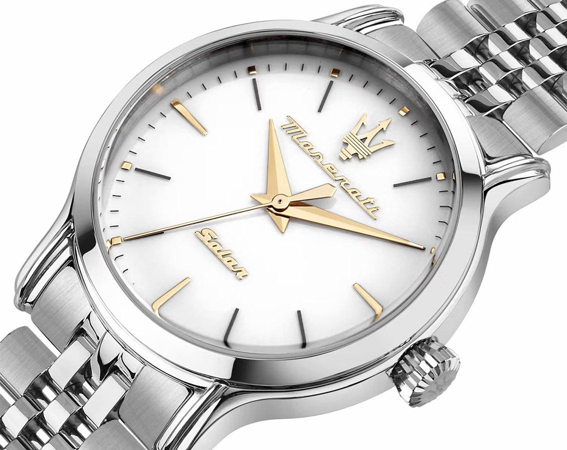 Maserati Classic Epoca White Dial 34 mm Quartz Watch For Women - 3