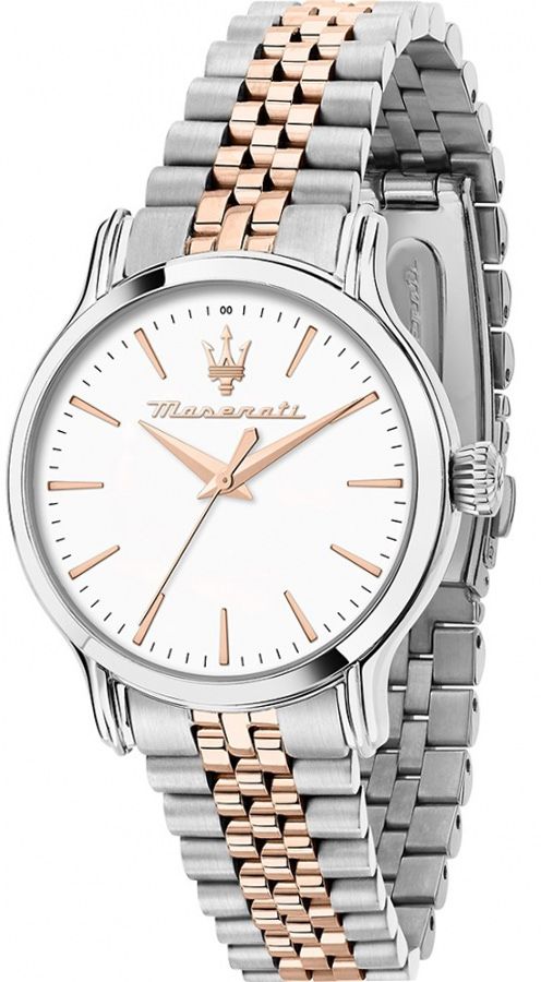 Maserati Classic Epoca White Dial 34 mm Quartz Watch For Women - 1