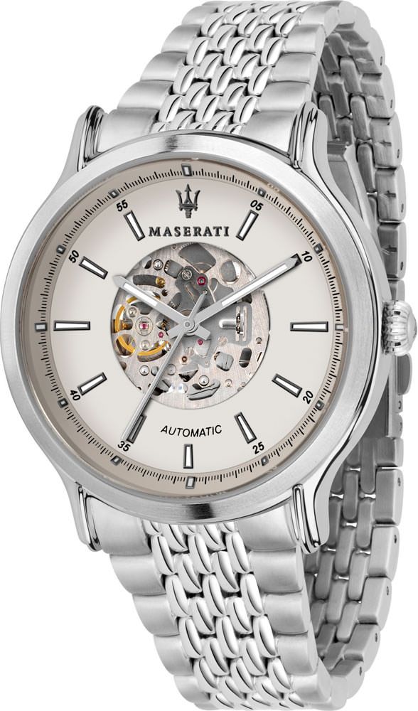 Maserati Classic Legend Skeleton Dial 42 mm Automatic Watch For Men - 1