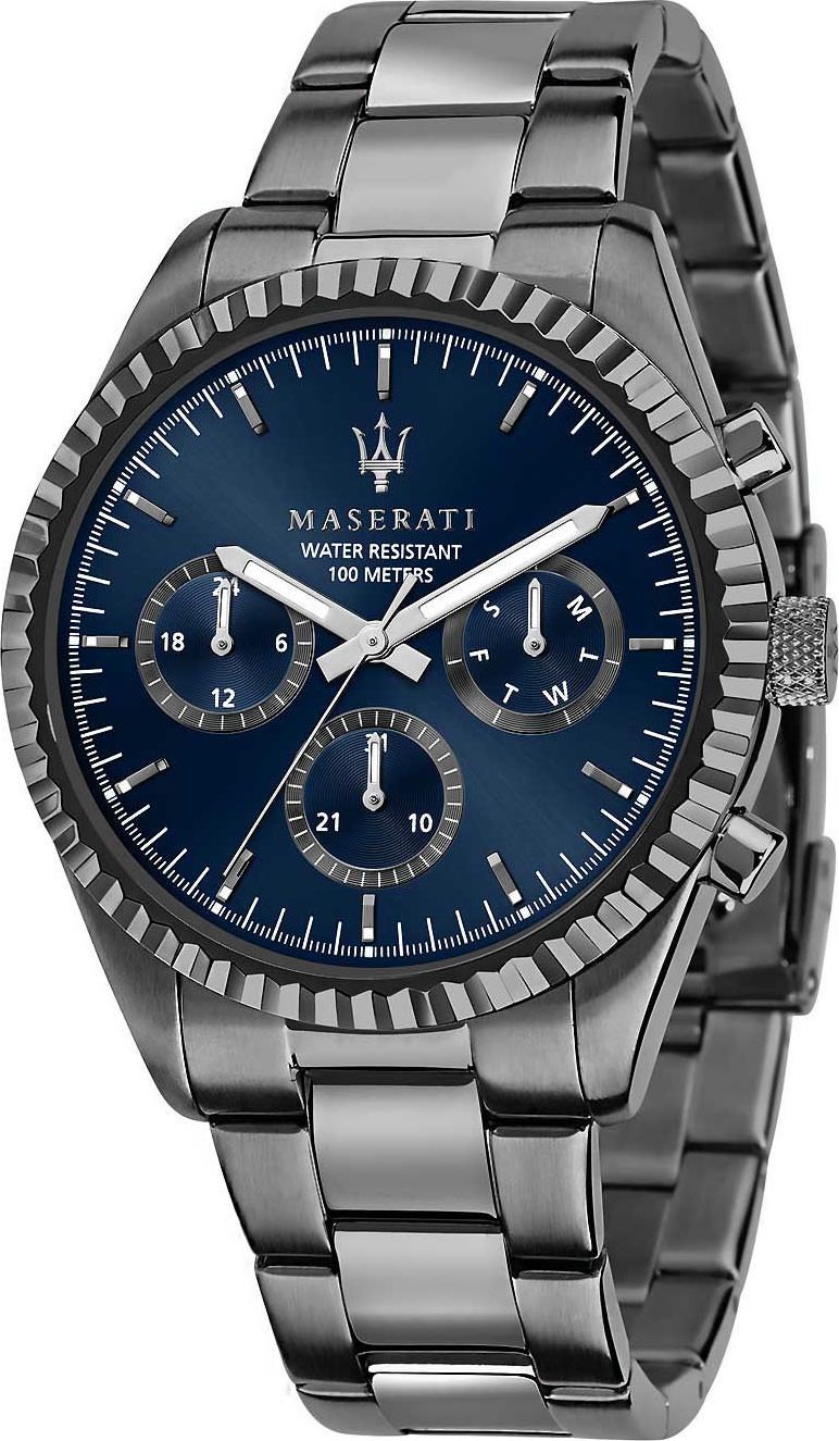 Maserati Lifestyle Competizione Blue Dial 43 mm Quartz Watch For Men - 1