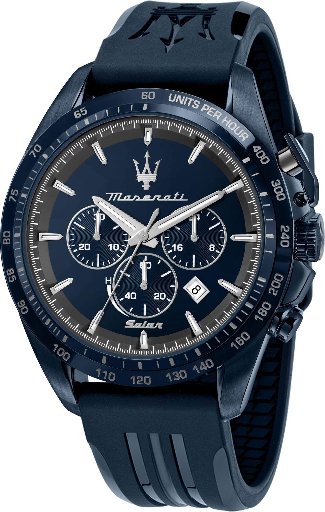 Maserati Sport Traguardo Blue Dial 45 mm Quartz Watch For Men - 1