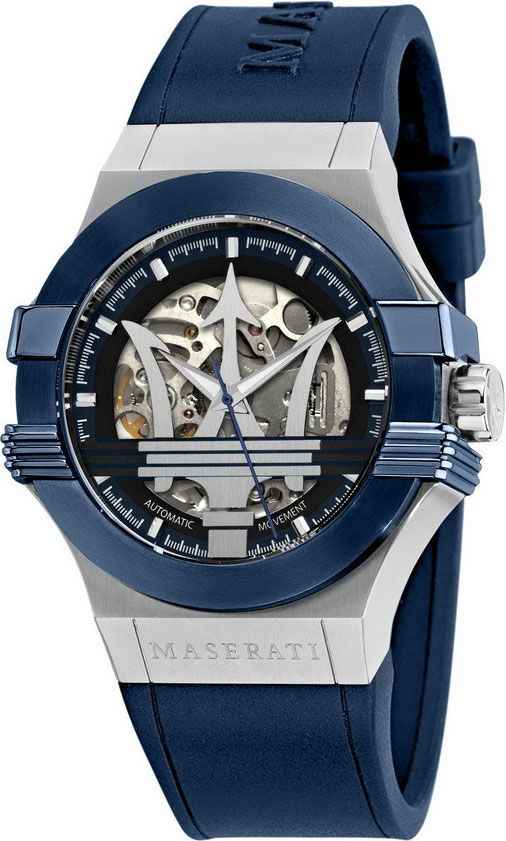 Maserati Classic Potenza Skeleton Dial 42 mm Automatic Watch For Men - 1