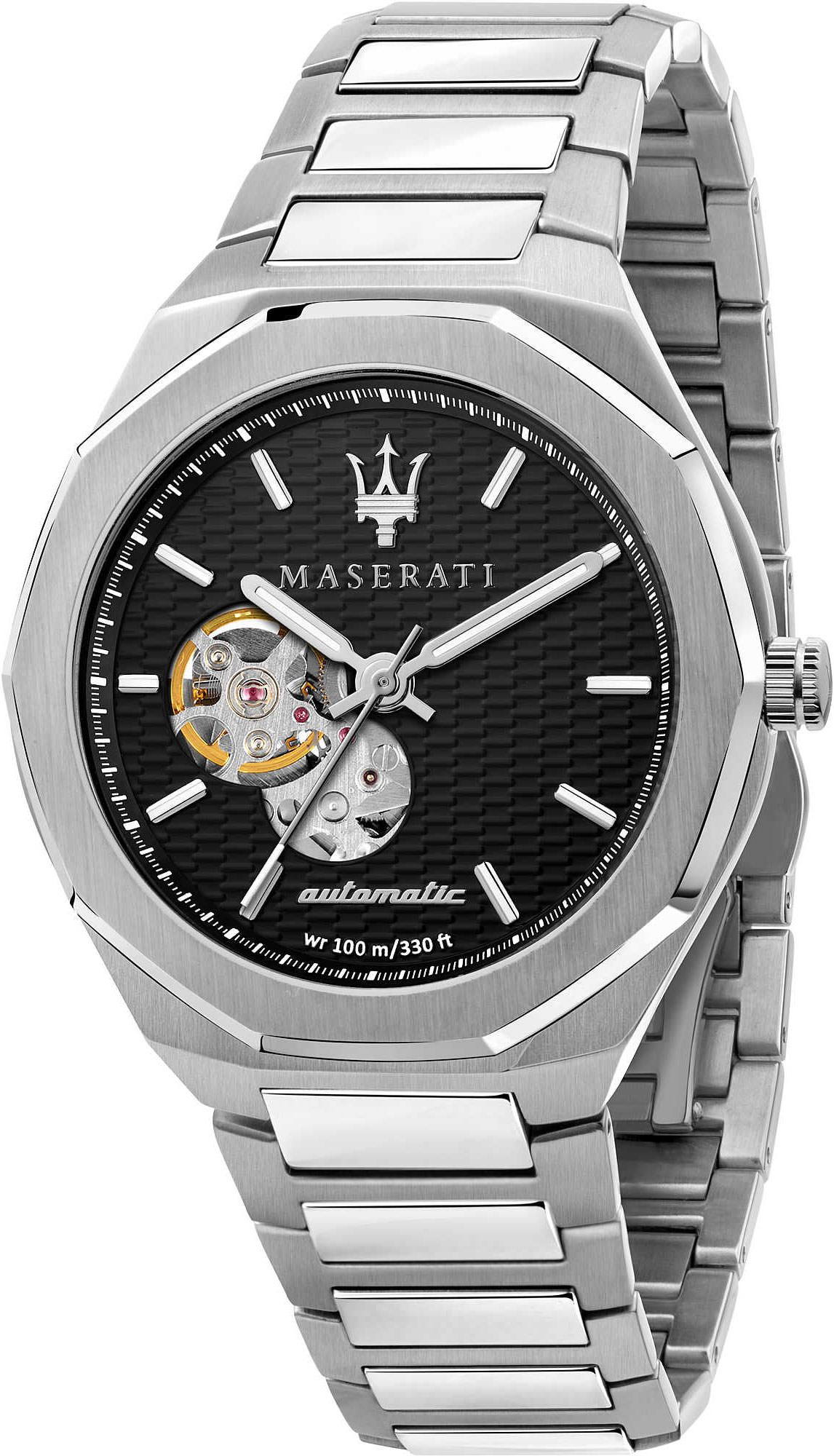 Maserati Design Stile Black Dial 42 mm Automatic Watch For Men - 1