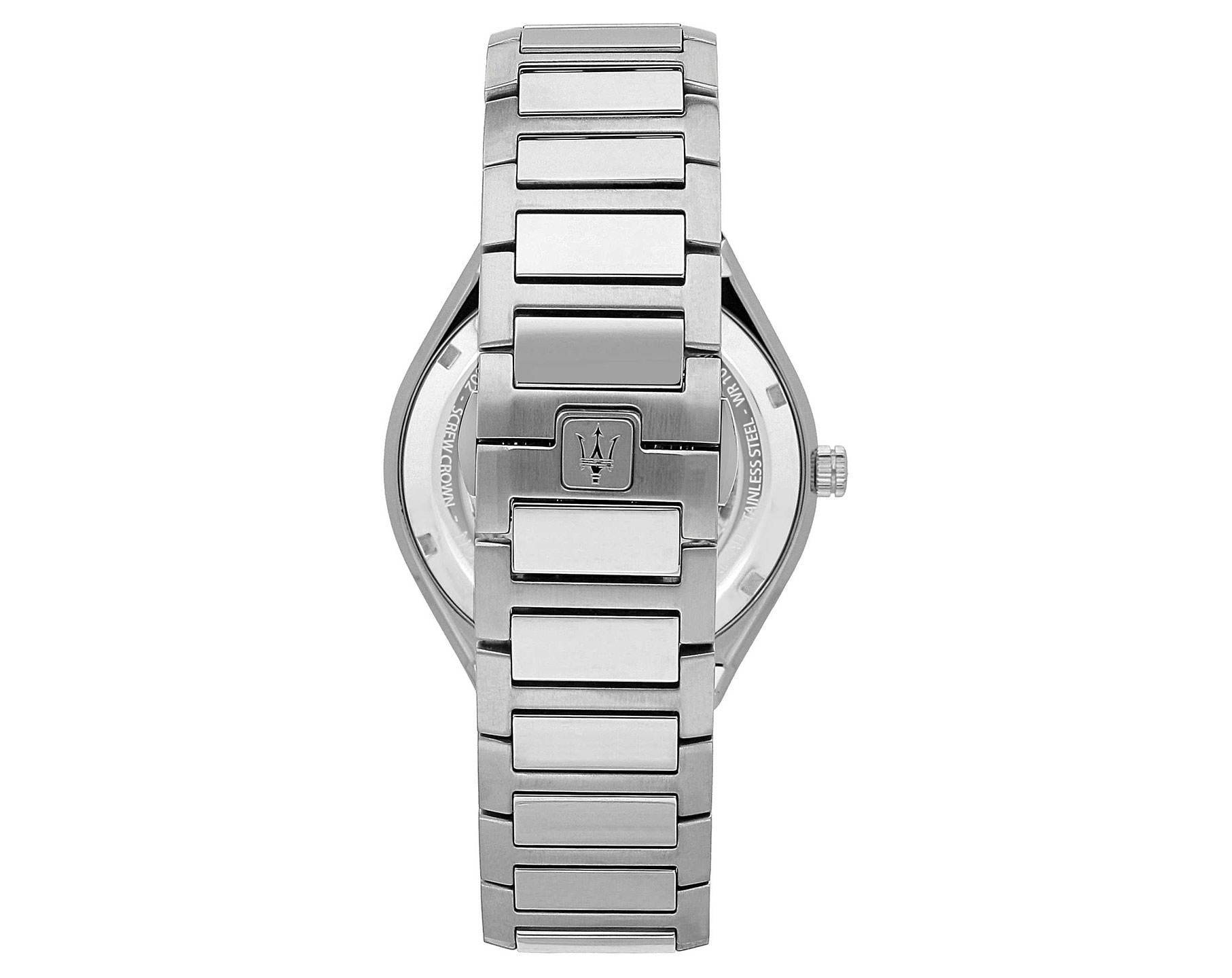 Maserati Design Stile Silver Dial 42 mm Quartz Watch For Men - 4