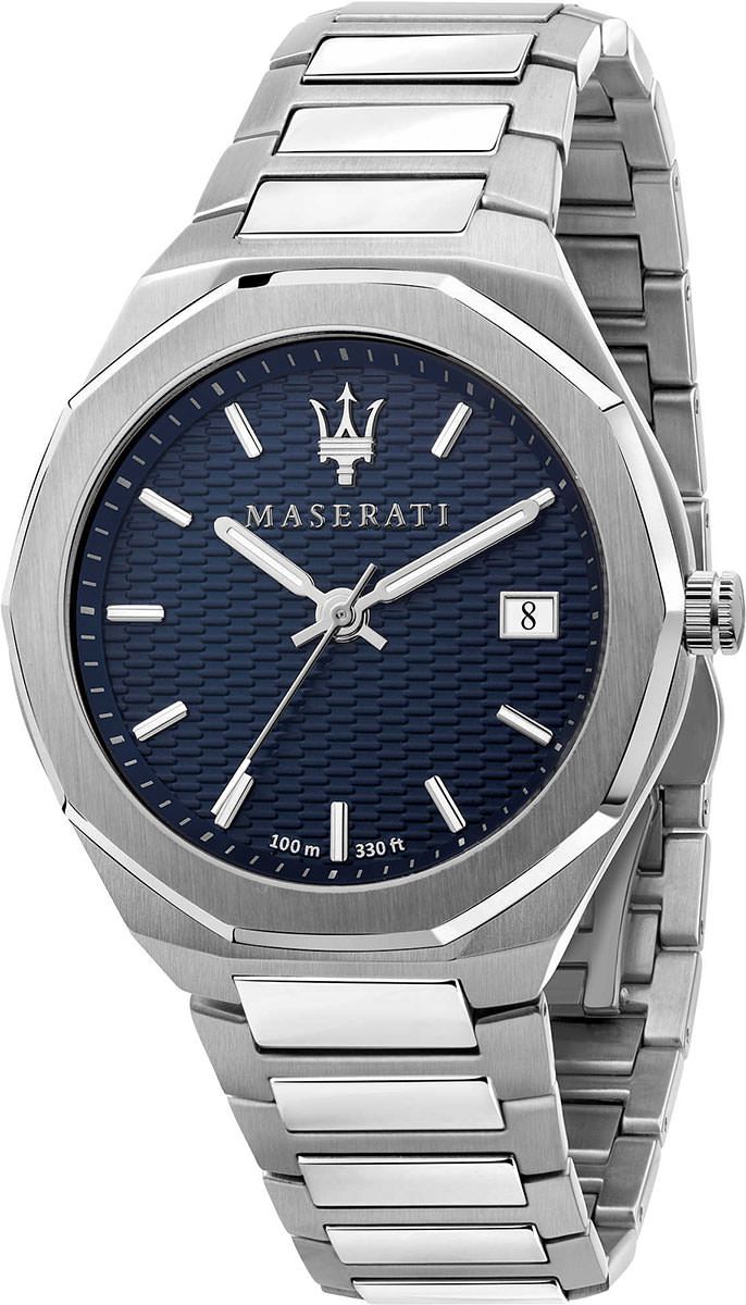 Maserati Design Stile Blue Dial 42 mm Quartz Watch For Men - 1