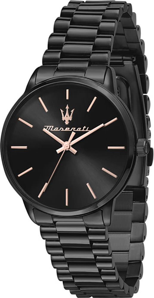 Maserati Classic Tradizione Black Dial 36 mm Quartz Watch For Women - 1