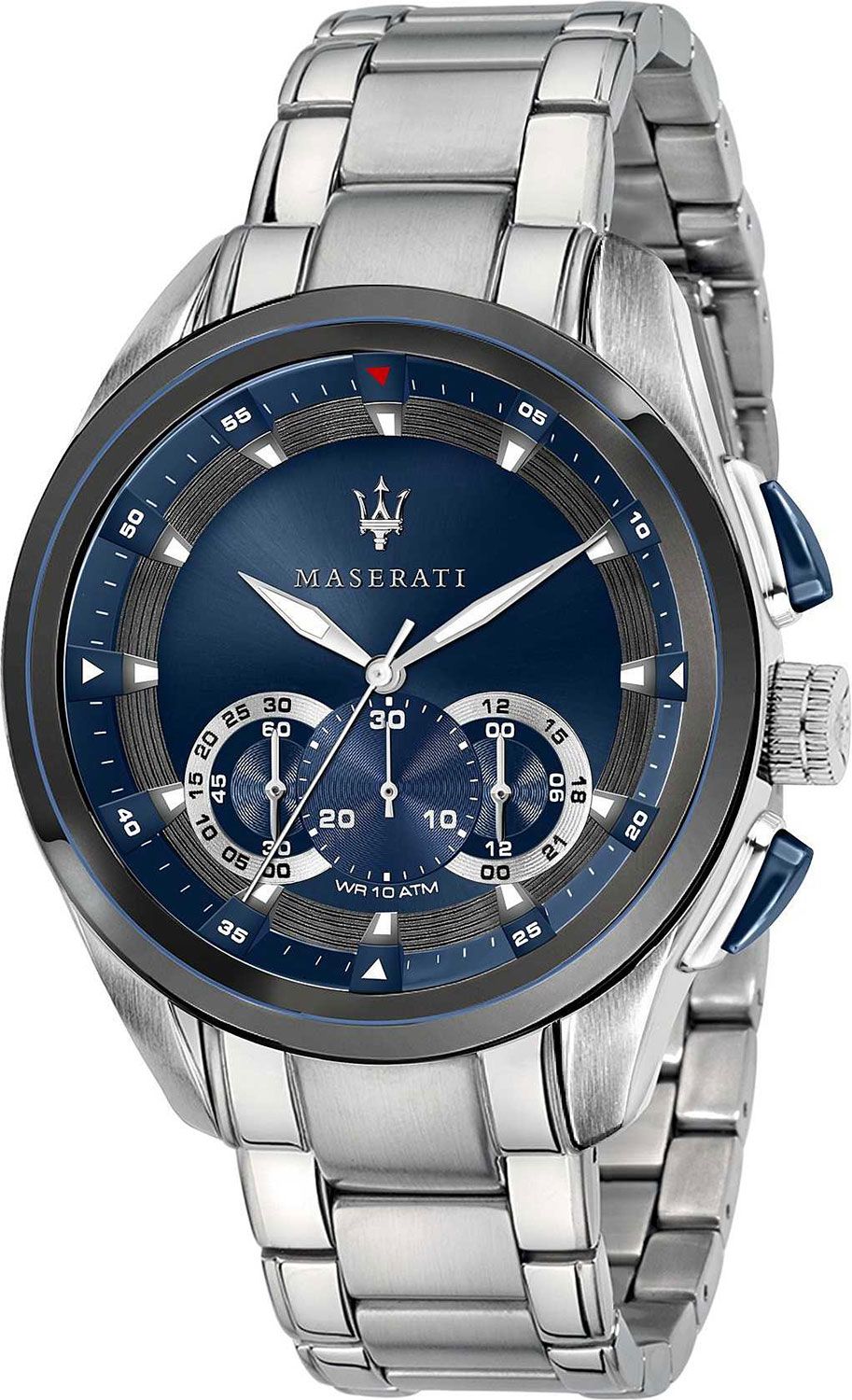 Maserati Sport Traguardo Blue Dial 45 mm Quartz Watch For Men - 1