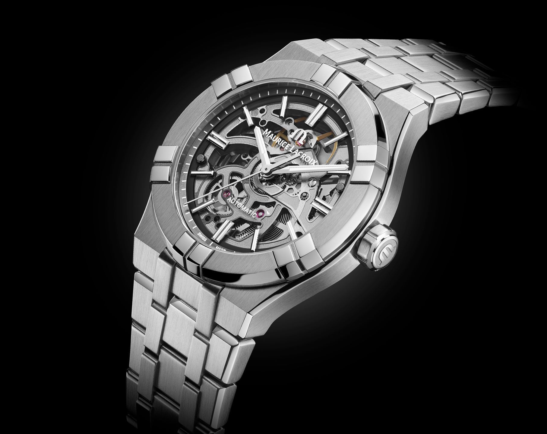 Maurice Lacroix Aikon Automatic Skeleton Skeleton Dial 39 mm Automatic Watch For Unisex - 2