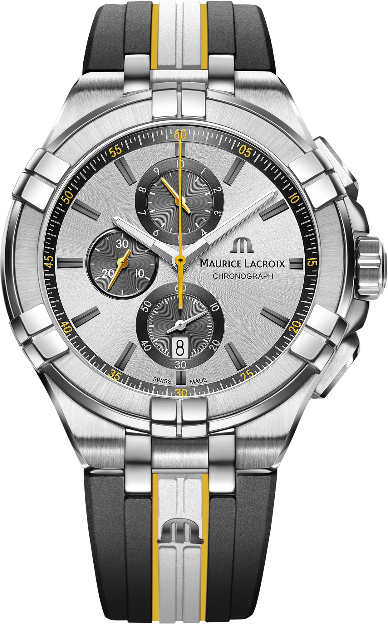 Maurice Lacroix Aikon Quartz Chronograph Quartz Silver Dial 44 mm Quartz Watch For Men - 1