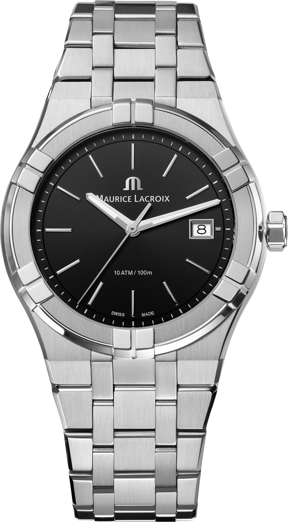 Maurice Lacroix Aikon Quartz Quartz Black Dial 40 mm Quartz Watch For Unisex - 1