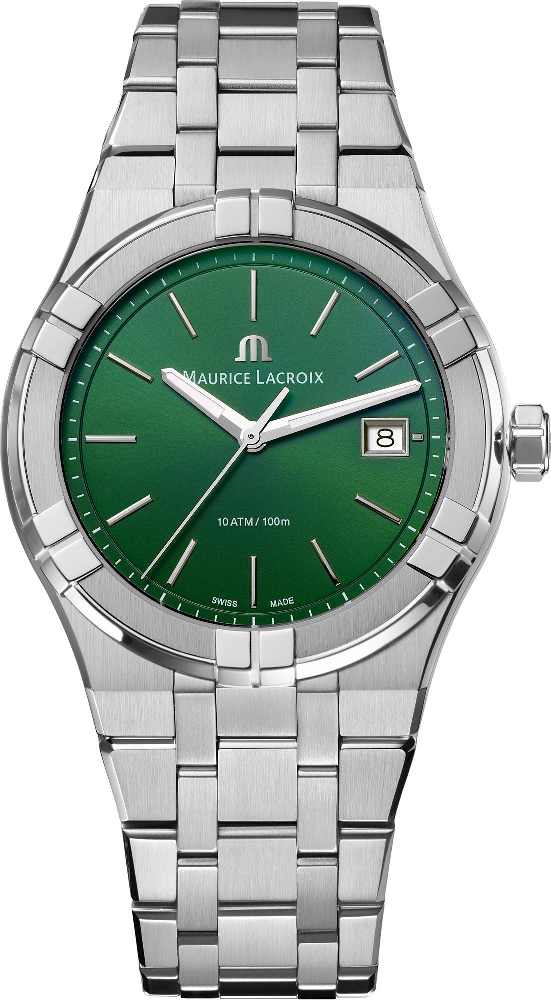 Maurice Lacroix Aikon Quartz Quartz Green Dial 40 mm Quartz Watch For Unisex - 1