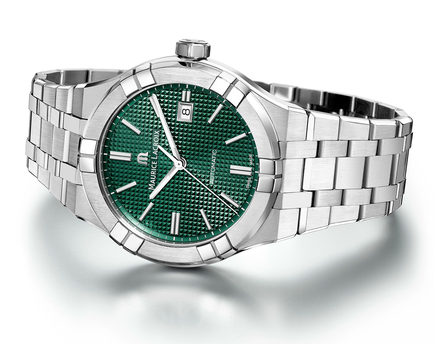 Maurice Lacroix Aikon Automatic Automatic Green Dial 42 mm Automatic Watch For Men - 5