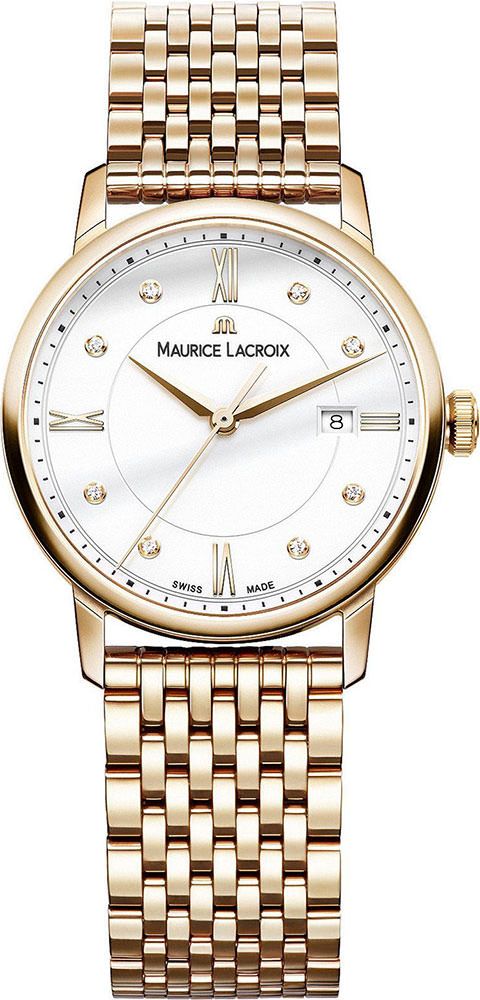 Maurice Lacroix Eliros Date White Dial 30 mm Quartz Watch For Women - 1