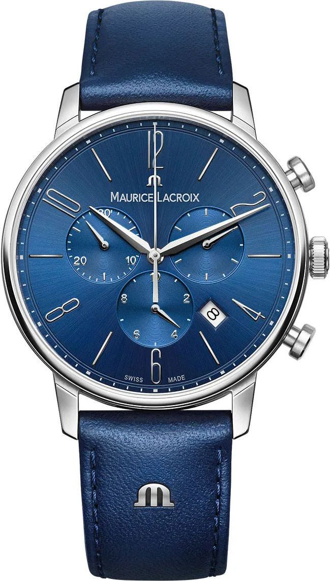 Maurice Lacroix Eliros Chronograph Blue Dial 40 mm Quartz Watch For Unisex - 1