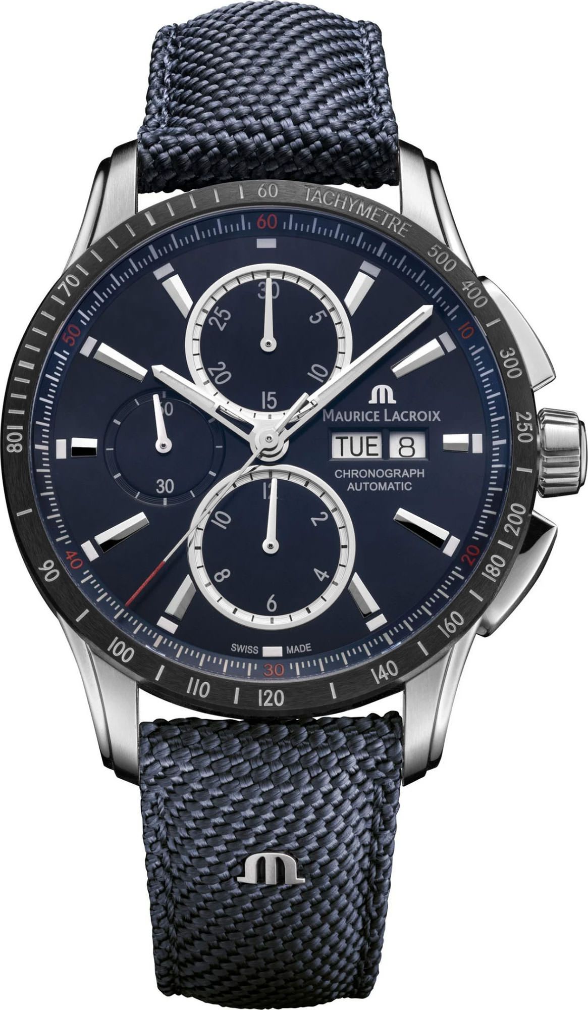 Maurice Lacroix Pontos Chronograph Blue Dial 43 mm Automatic Watch For Men - 1