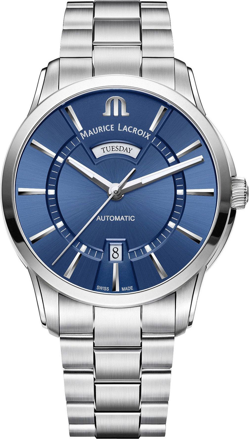 Maurice Lacroix Pontos Day Date Blue Dial 41 mm Automatic Watch For Men - 1