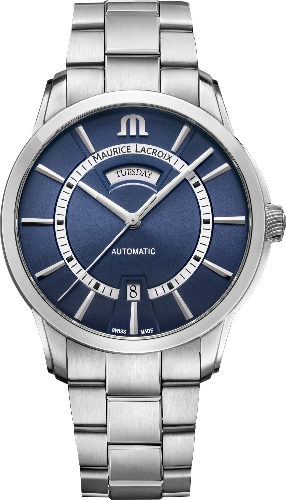 Maurice Lacroix Pontos Day Date Blue Dial 41 mm Automatic Watch For Men - 1